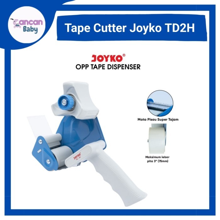 

Joyko Tape Cutter TD2H Tape Dispenser Pemotong Pita Perekat