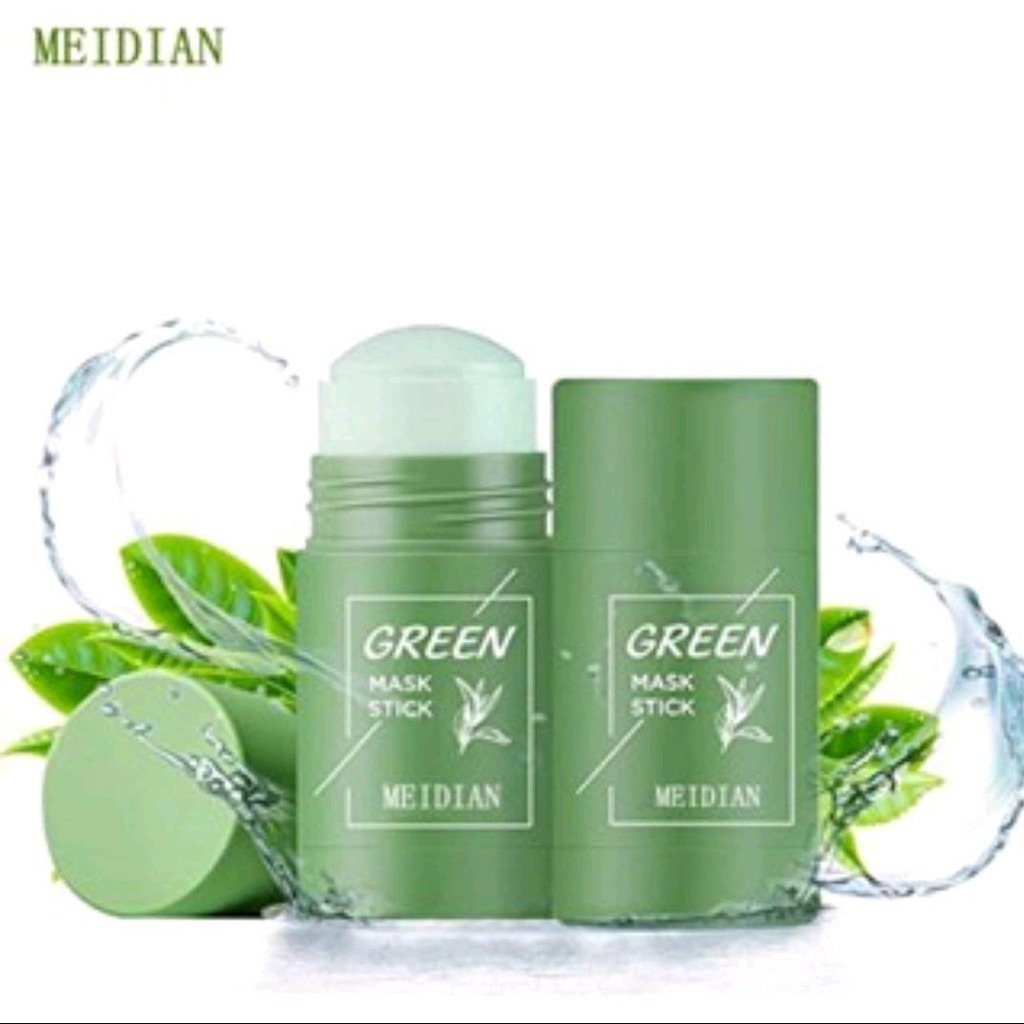 Meidian Green Mask Stick - Masker Pembersih untuk Wajah dan Mengurangi Komedo