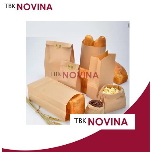 

[50 Pcs] Paper Bag LARGE- Kantong Kertas Burger / Fried Chicken / Snack / Gorengan / Roti