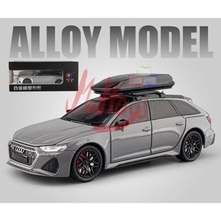 Diecast Chezhi Audi RS6 Avant skala 124 (Audi Sedan RS6) - Abu-abu
