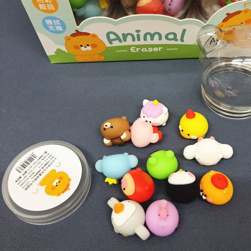 

BOBOMART PENGHAPUS MOTIF LUCU STIP FANCY (12 pcs) PENGHAPUS ERASER MAGIC KARAKTER 1 TUBE MURAH