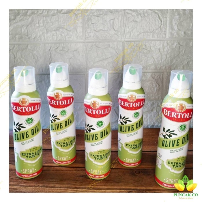 

BERTOLLI Extra Light Olive Oil SPRAY 145 Ml/ Minyak Zaitun Spray Halal