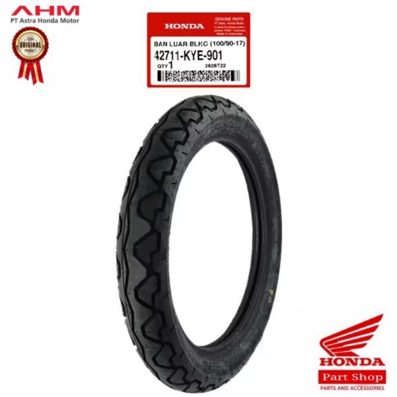 AHM 42711-KYE-901 Ban Belakang Tubles Megapro Monoshock Verza 100/90-17