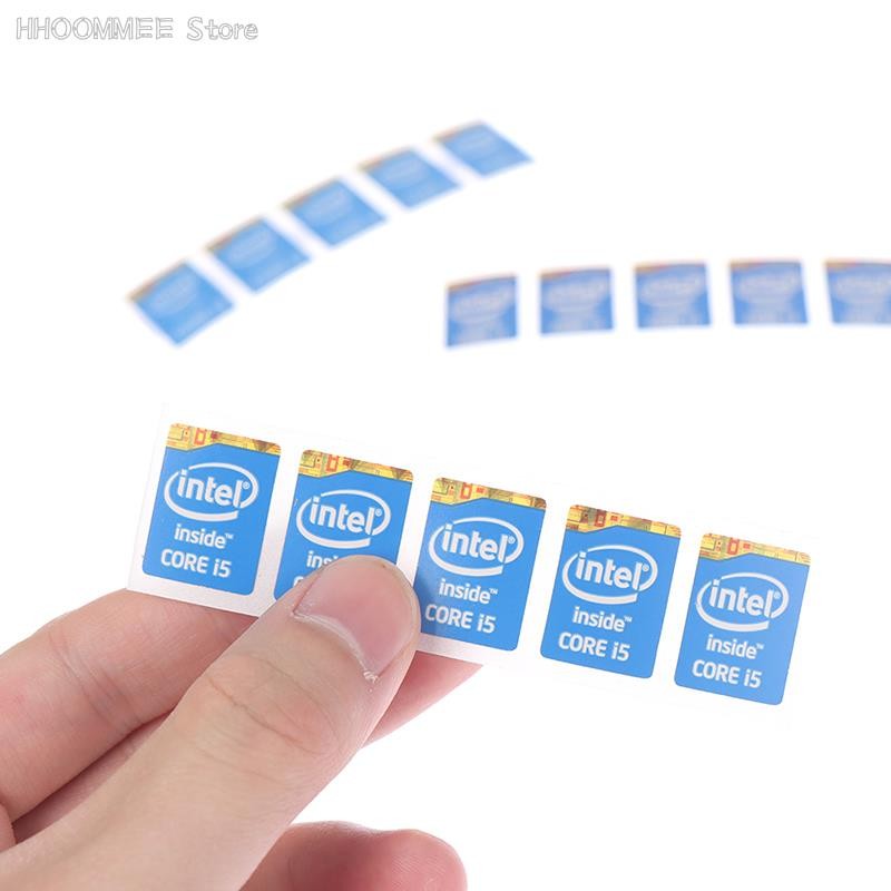 

5pcs 4th Generation Intel Core I3 I5 I7 Sticker Label Notebook Decoration about 2.1*1.6cm