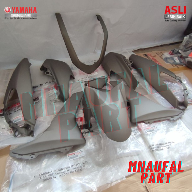 Cover full body halus set Nmax abu abu 2017-2018 original ygp