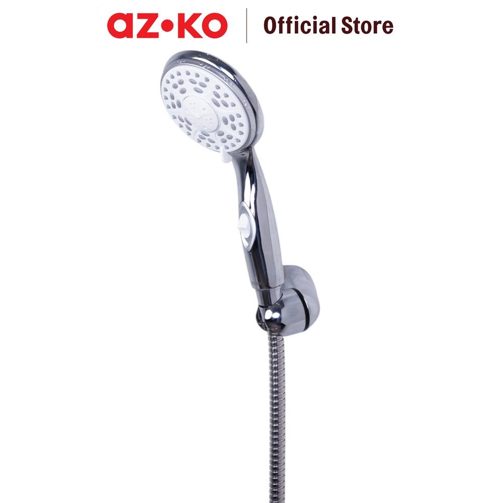 AZKO Tatay Kepala Shower Mandi 4 Pancuran Formentera Chrome - Silver Shower Kepala Pancuran Kamar Ma