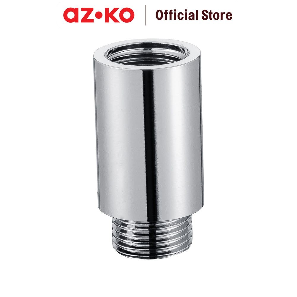 AZKO Fosa 40 Mm Soket Sambungan Pipa Drat Luar Dalam Stainless Steel 1/2 -1/4 Inci