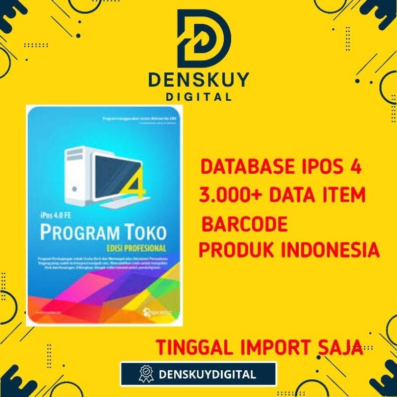 UPDATE 2025 Database 3000++ data item barcode produk indonesia ipos 4 ( TINGGAL IMPORT )