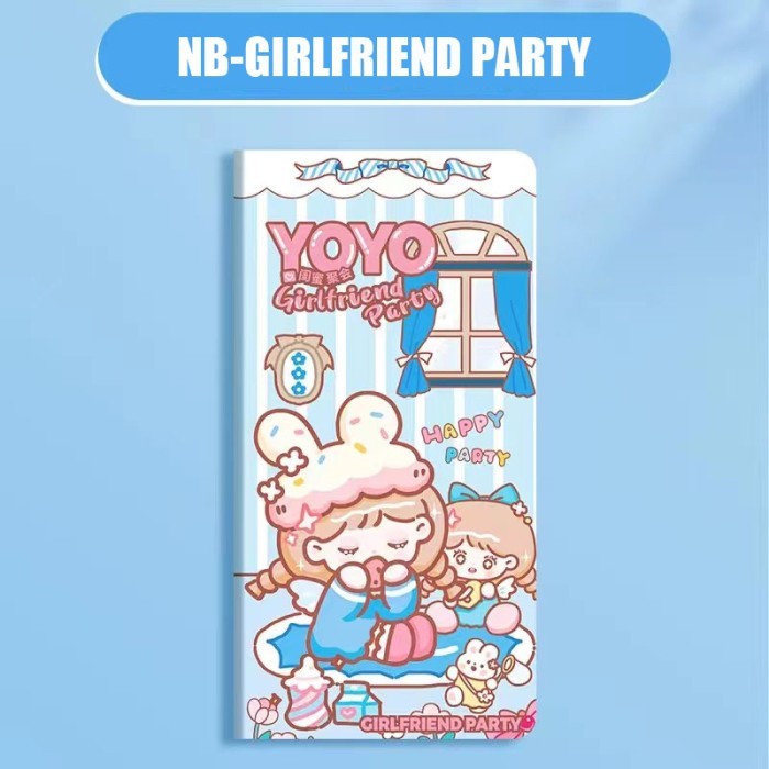 

Buku Jurnal Hardcase Notebook Lucu YoYo week Notebook 80 lembar Buku - GIRLFREND PARTY