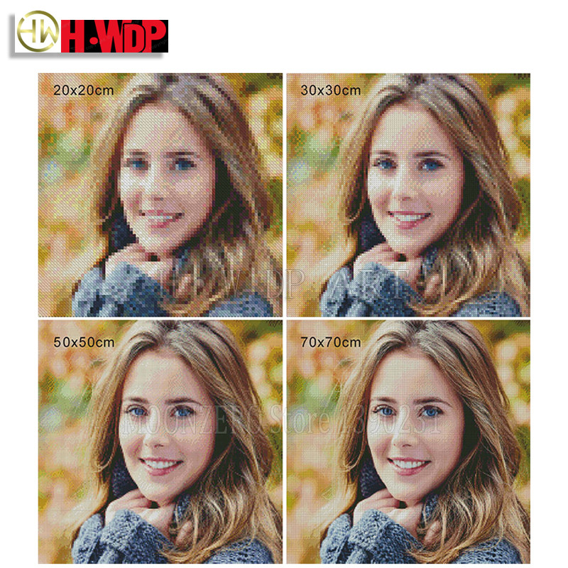 

Crystal Mystery Diamond Painting Kit Custom Picture Full Square Diamond Embroidery Cross Stitch Crystal Diamond Art Home Decor