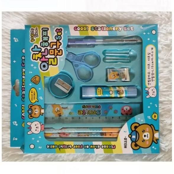 

Pencil Set 9 In 1 dan 8 in 1 Alat Tulis Sekolah Anak Lengkap / Paket alat tulis 8 in 1 2015 / Alat tulis set / Stationery set Fancy Bear / Alat tulis 9 in 1