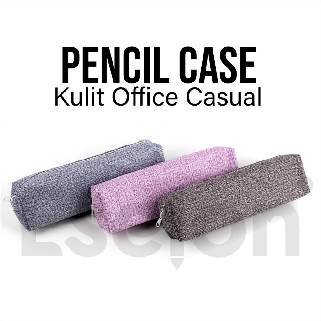 

Tempat Pensil Kain Polos Office 3143 / kotak pensil kain
