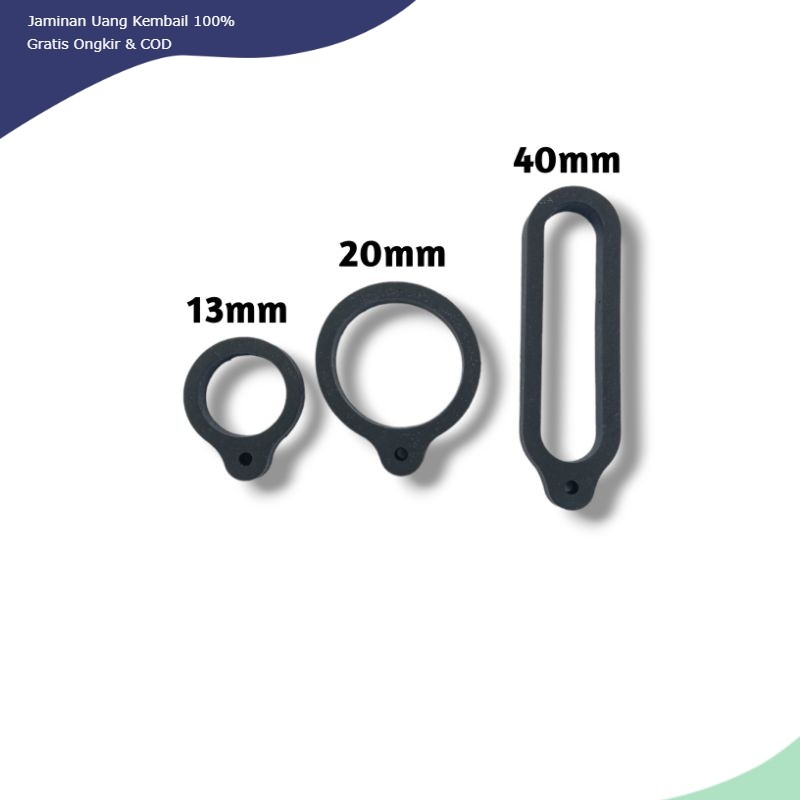 

Paket Karet O Ring Tali Lanyard 13 MM 20 MM 40 MM (1 Pack isi 3 Pcs)