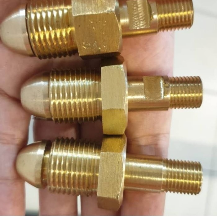 nepel tabung gas oksigen Kuningan