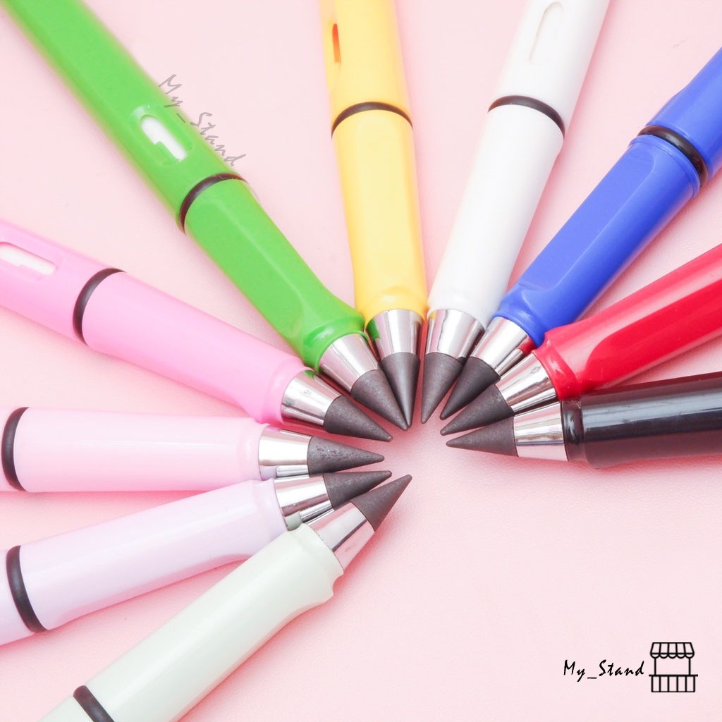 

Pensil Graphite Eternal Penghapus Macaron Pastel Pencil Makaron Lucu Souvenir Hadiah Merchandise ATK Sekolah Grafit ajaib Magic