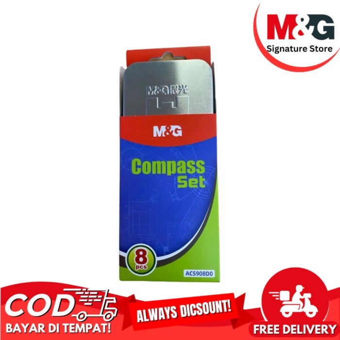 

Jangka M&G Set Dengan Ruler Compass Set Alumunium Case ACS908D0 - ACS908D0