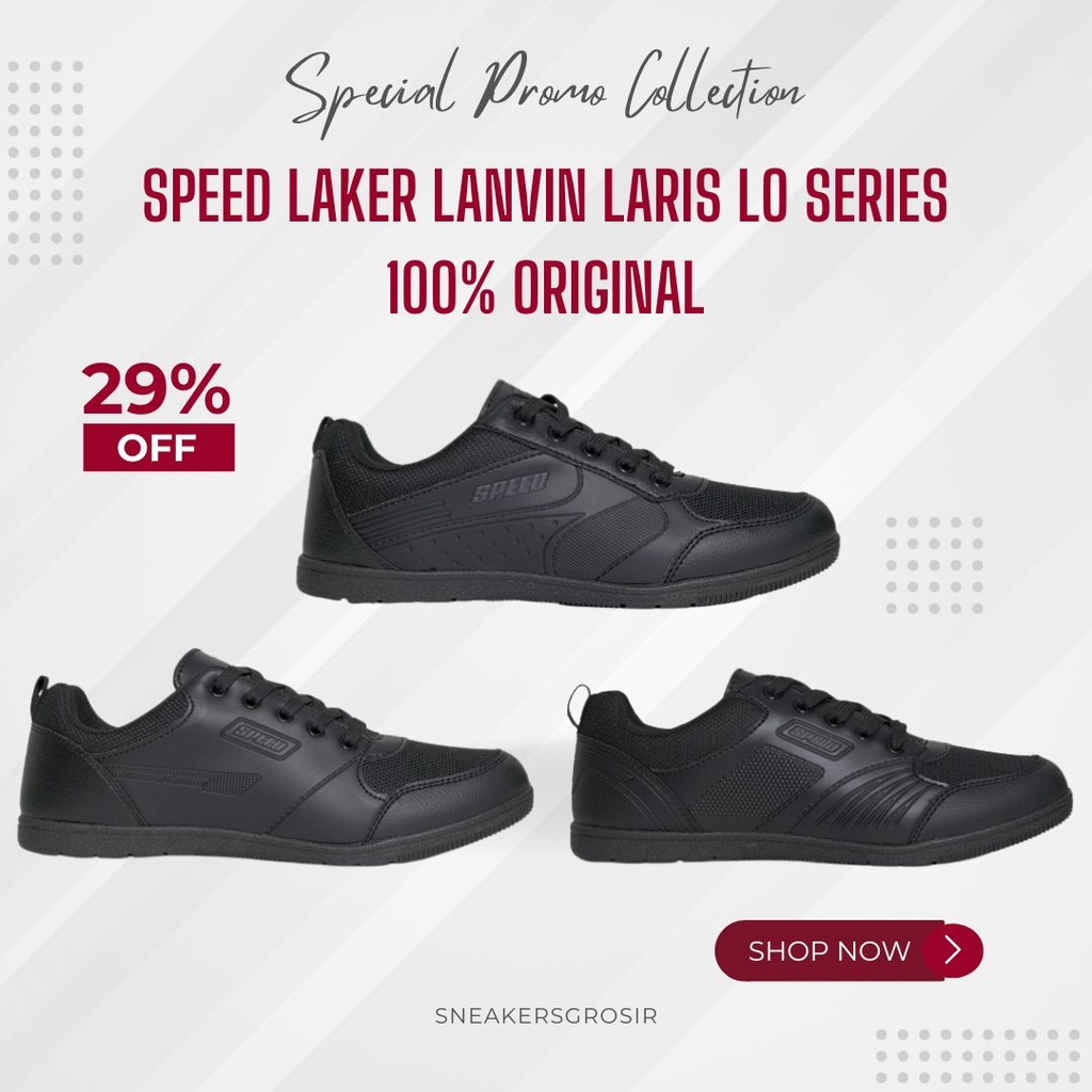 Sepatu SPEED LAKER LANVIN LARIS LO SERIES 100% ORIGINAL Sepatu Sekolah Sepatu Pria Wanita