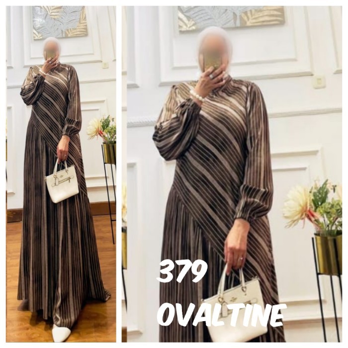 NEW -Gamis Luna Maya Dress Rayon(adem.dingin)jumbo size fit to 2L.3L.4L - Iron Grey