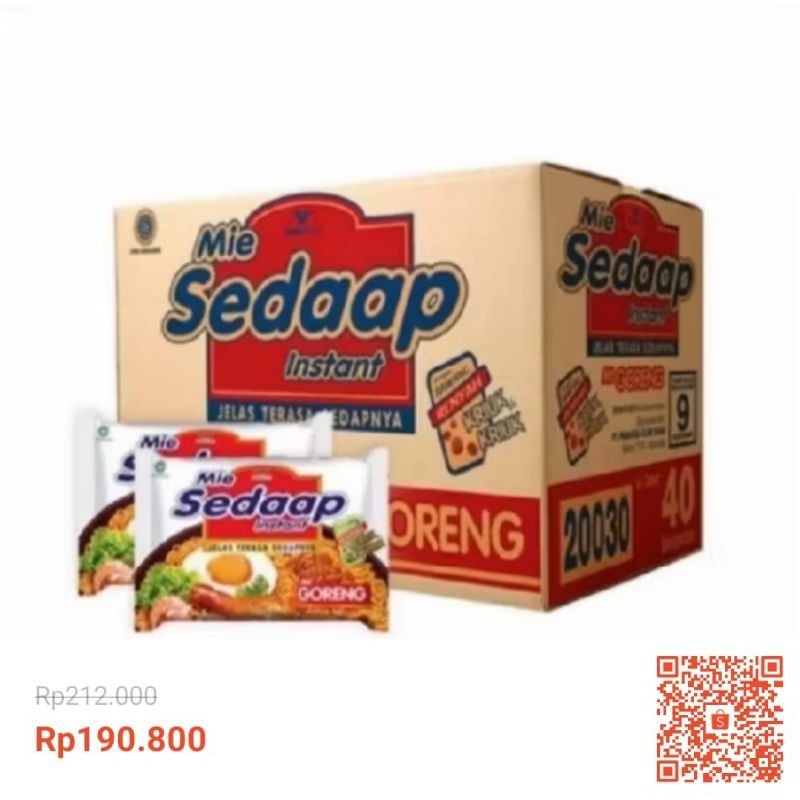 

mie sedaap goreng 5pcs& mie instant lainnya (toko dina)