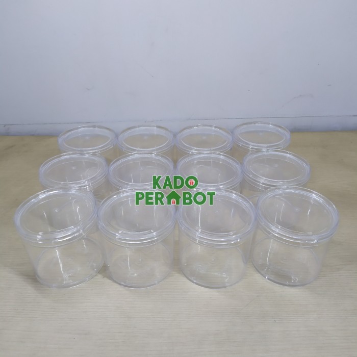 CW toples cookies mika tabung - toples kue kering bulat - toples kue mini