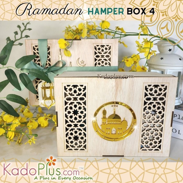 

PL Box Hampers Lebaran Box Kayu Laser Cut CUSTOM - Box 4