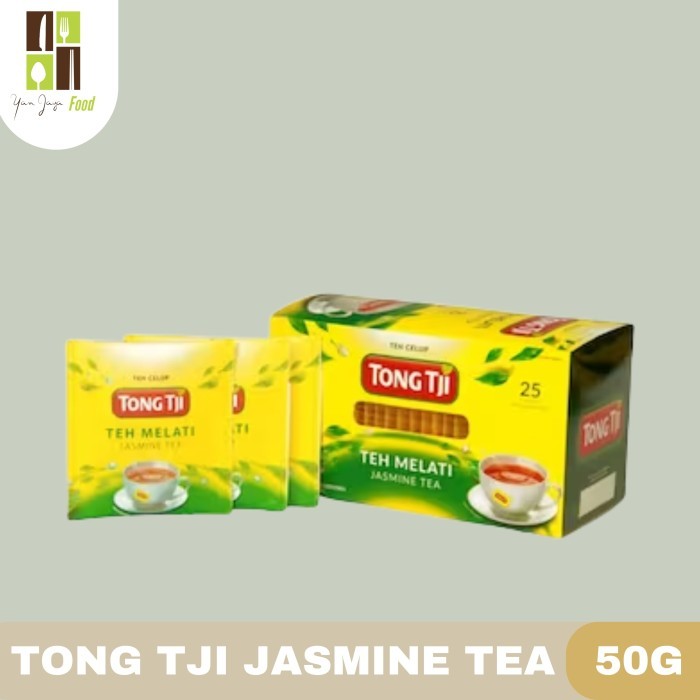 

Tong Tji Jasmine Tea / Teh Melati / Teh Celup Dengan Amplop 50g isi 25 Bag