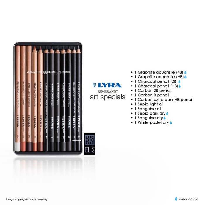 

Lyra Rembrandt Art Specials Set Pensil Sketsa / Sketch