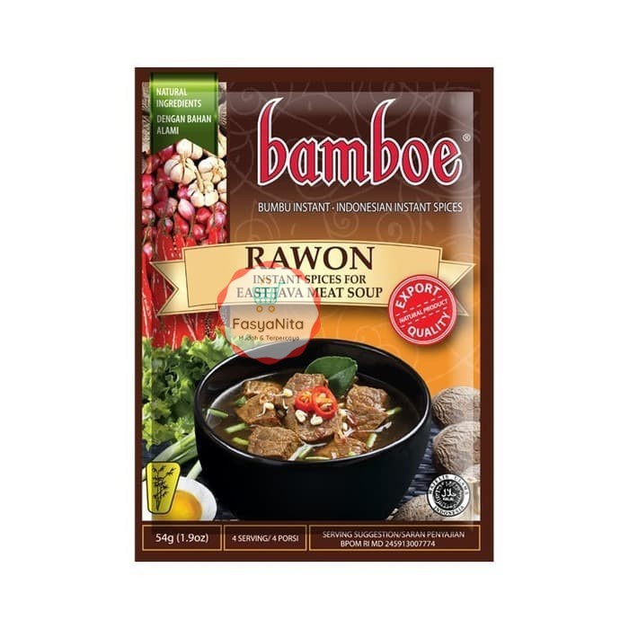 

Bamboe Bumbu Rawon 54gr - FasyAnita Mart Denpasar