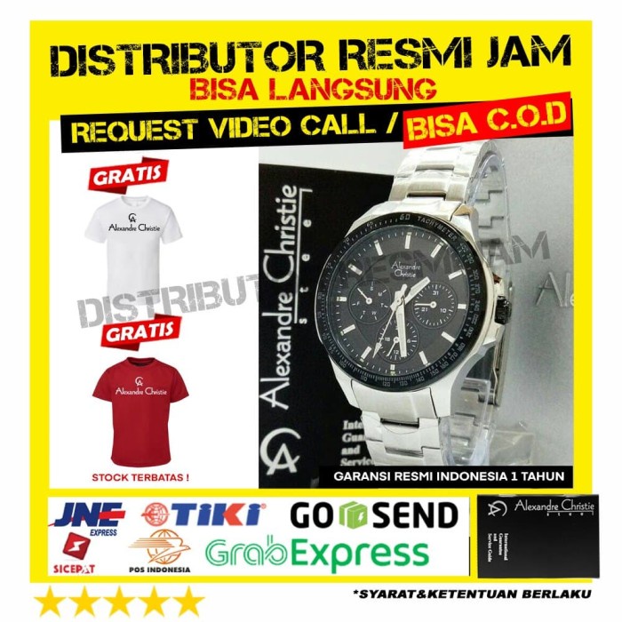 ALEXANDRE CHRISTIE ac 6352 AC6352BF AC6352 GARANSI RESMI 12BULAN