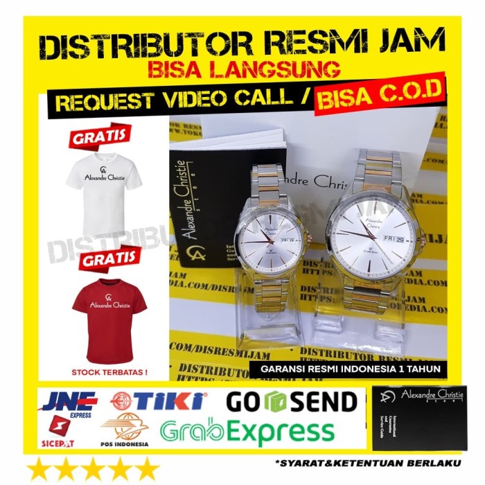 ALEXANDRE CHRISTIE PASANGAN couple 8592CE 8592ME 8592 ac8592 garansi
