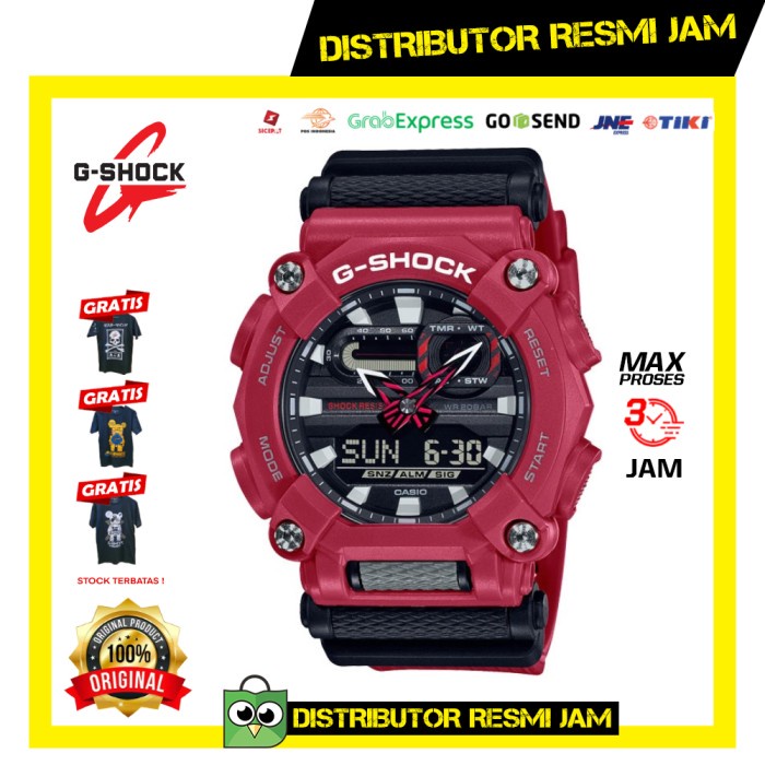 GShock GA-900-4ADR GA-900 GA900 Garansi Resmi 2 Tahun
