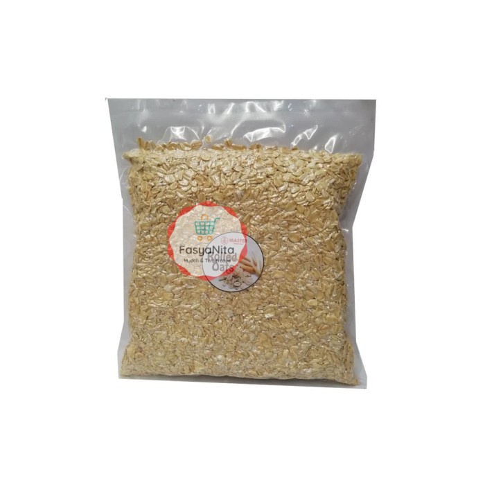 

ROLLED OAT / NATURAL ROLLED OAT/ ROLLED OATS/GANDUM KASAR [1Kg] - FasyAnita Mart Denpasar