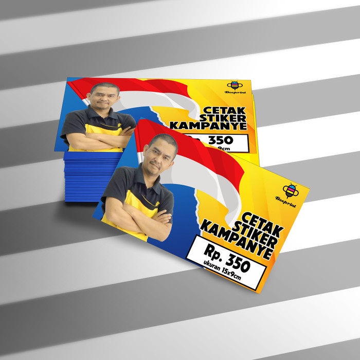 

STIKER KAMPANYE CALEG 15X9CM