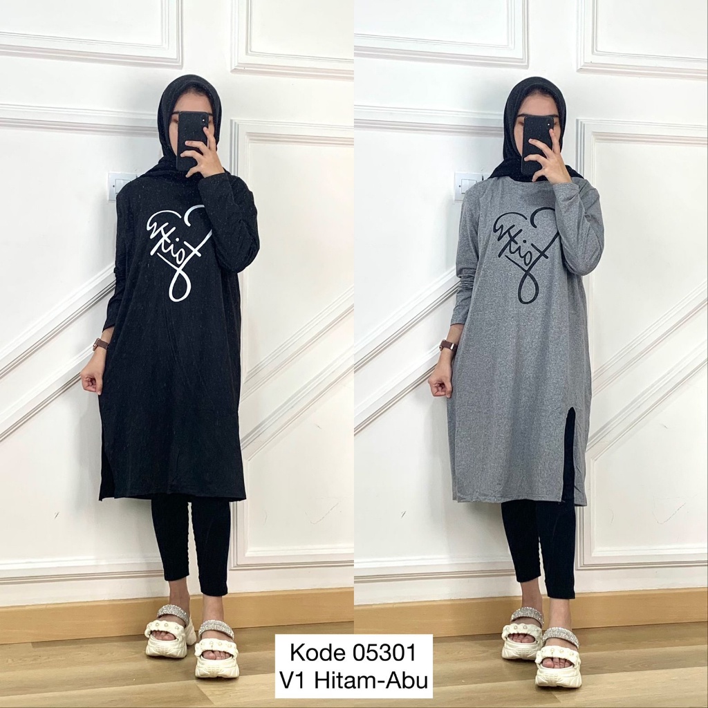 Baju Tunik Kaos I Atasan Tunik Kaos I Baju Atasan Tunik I Long Tunik Kaos