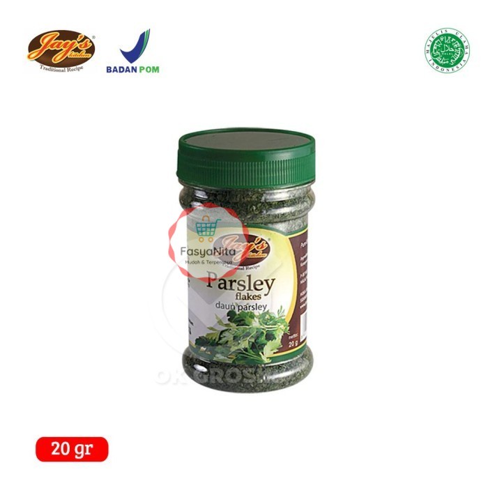 

Jay's Parsley Flakes / Daun Parsley 20g - FasyAnita Mart Denpasar