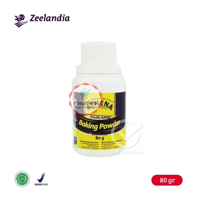 

Zeelandia Athena Baking Powder Double Acting [80 gr] - FasyAnita Mart Denpasar