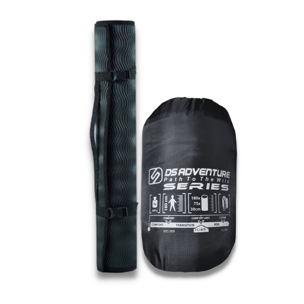 Paket sleeping bag ds adventure series + matras - sleping bag matras - paket matras sleeping bag -