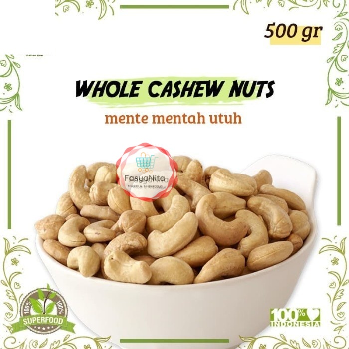 

Mente mede / Kacang mede mentah UTUH 500gr - FasyAnita Mart Denpasar