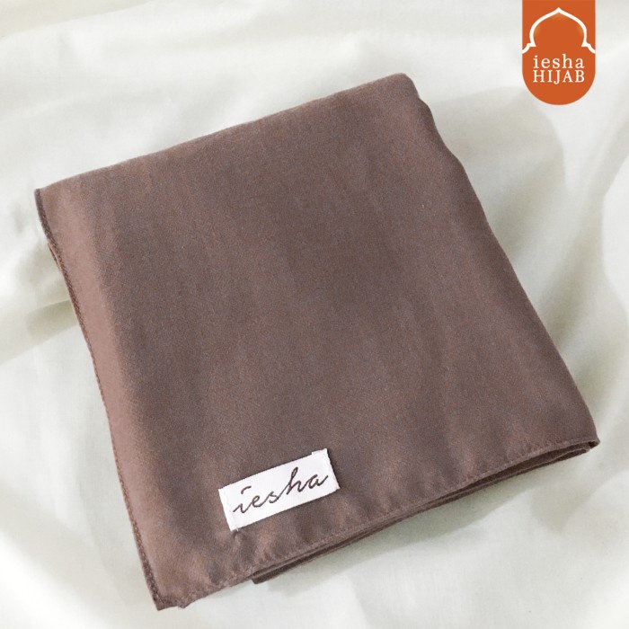 JILBAB HIJAB SEGIEMPAT VOAL PREMIUM COKLAT NUDE, MUSTARD, PINK, WHITE - CHOCO
