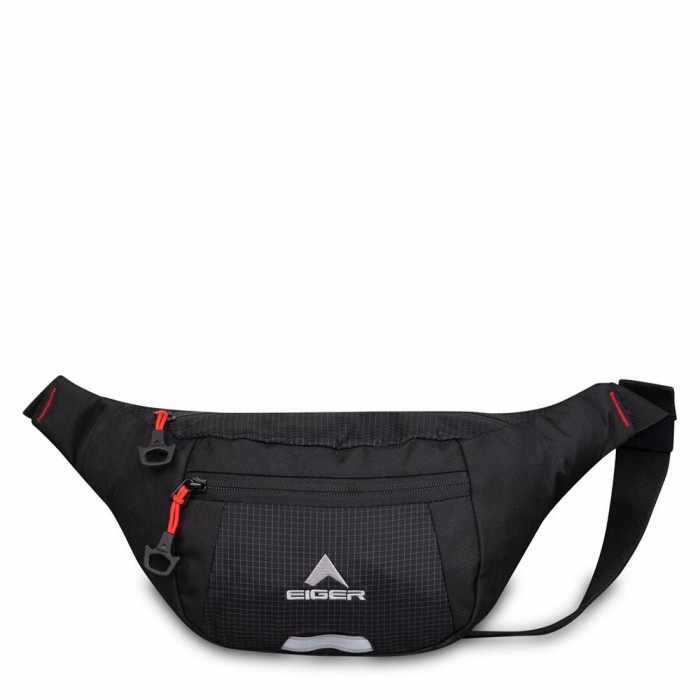 Tas Waistbag Eiger Gradient L 1F Black Original Murah