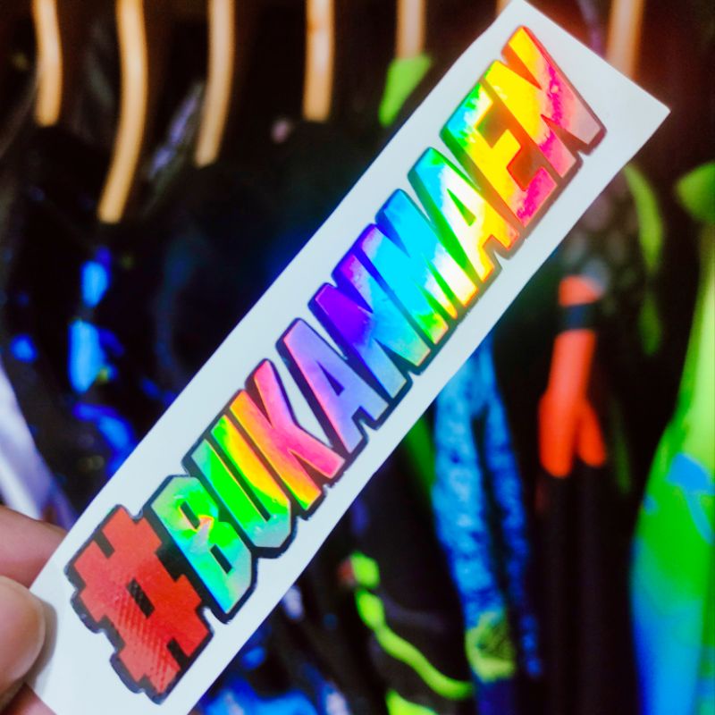 

stiker #bukanmaen/ stiker bukan maen