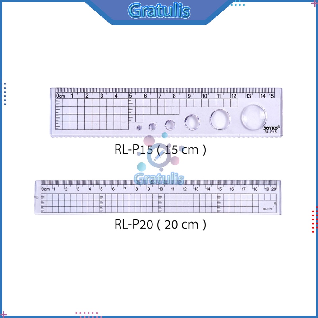 

PENGGARIS PANJANG JOYKO RL-P20 [20 CM/1 PCS] / PENGGARIS PLASTIK KECIL / PENGGARIS MINI / PLASTIK RULER / MISTAR ALAT UKUR / GARISAN PLASTIK / PENGGARIS LURUS / PENGGARIS KECIL JOYKO