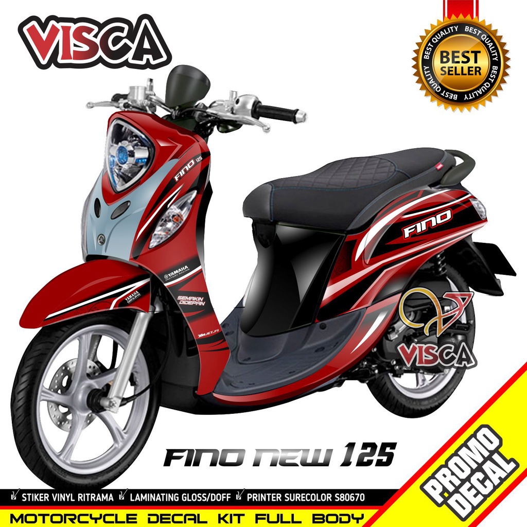 Decal Fino 125 Full Body Stiker Fino 125 Full Body Variasi Stiker Motor Fino 125 Full Body Striping 