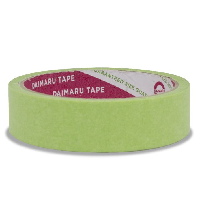 

Isi 6pcs Daimaru Washi Masking Tape Lakban Kertas Warna Hijau 24 MM