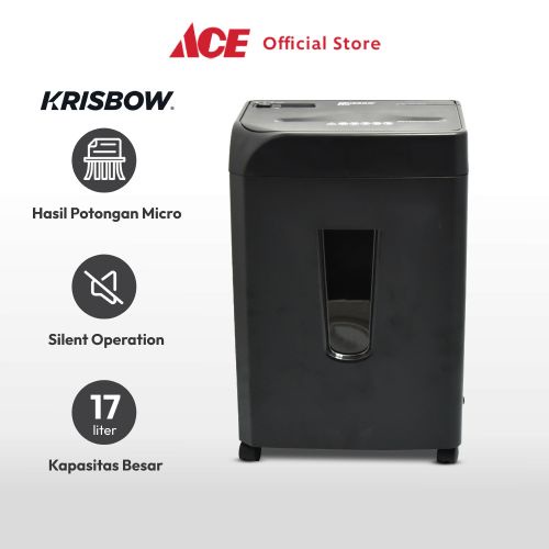 Mesin Penghancur Kertas S333 Hitam Paper Shredder Alat Penghancur Arsip Dokumen Penggiling Kertas