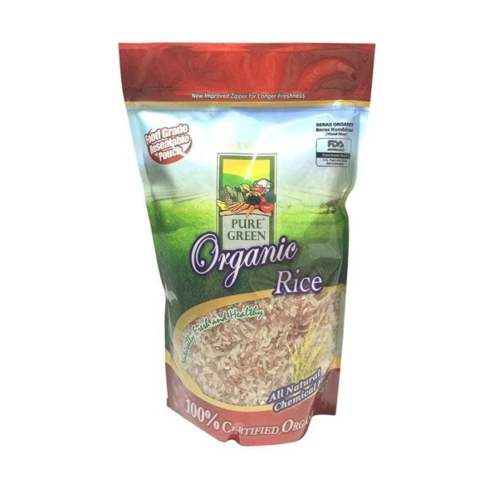 

Pure Green Kombinasi Merah Putih Beras Organik [1 kg]