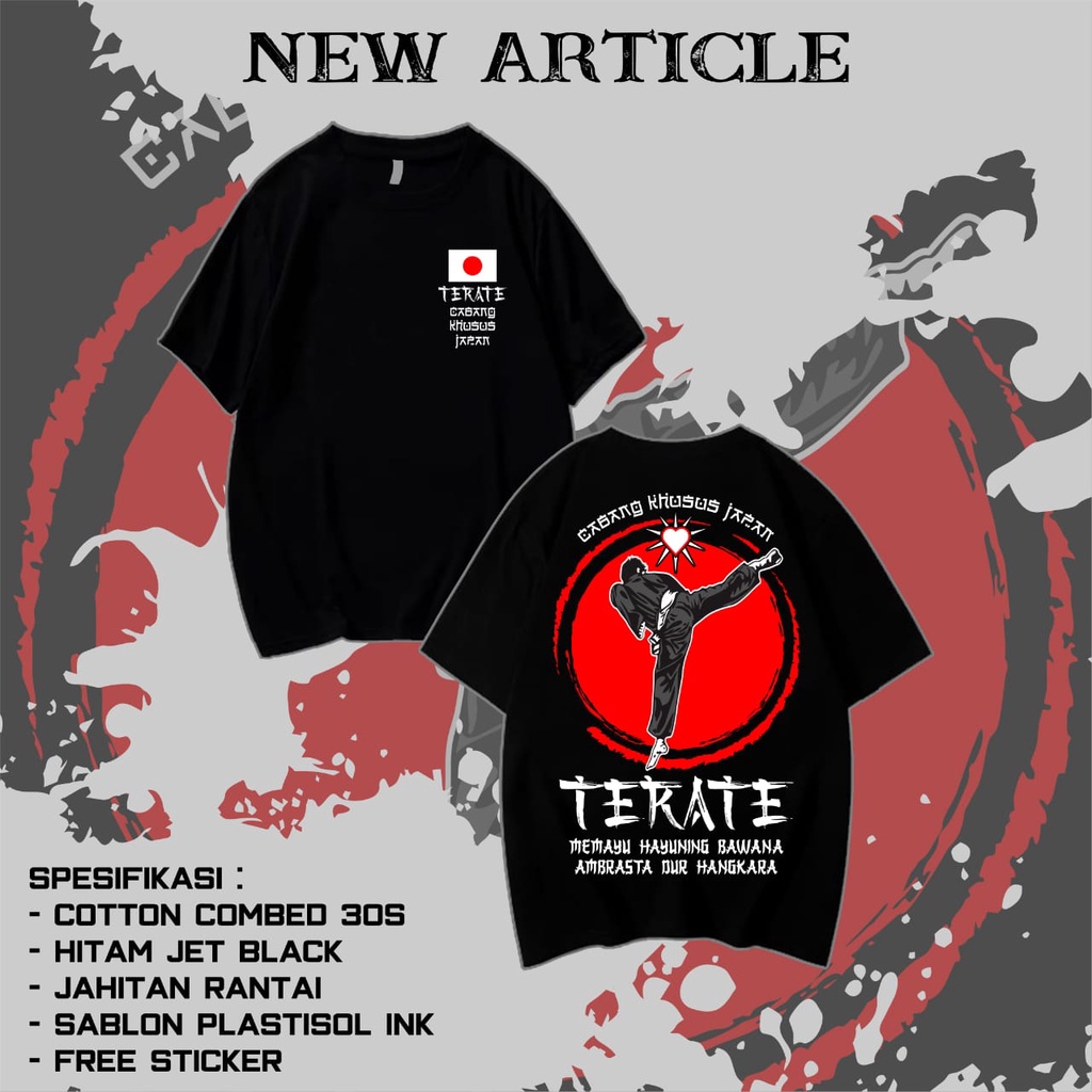 KAOS TERATE JAPAN PLASTISOL COMBET