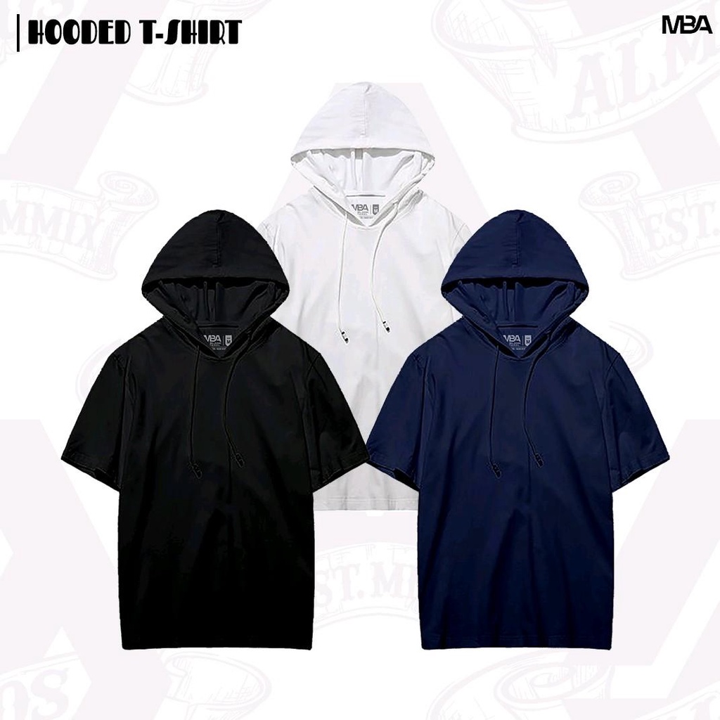AlmosDistro Kaos Hoodie original lengan pendek Unisex