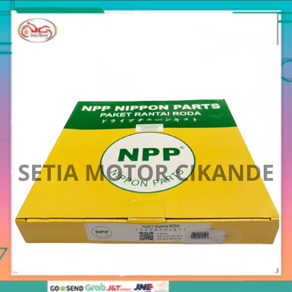 Gear Set Rantai Vixion Lama VIX-601-NPP-CK 14-42T 428H-120L NPP