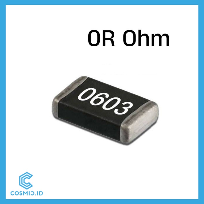 Resistor 0 Ohm 0Ohm 0R 0Ω 0R 0603 SMD SMT SMD0603